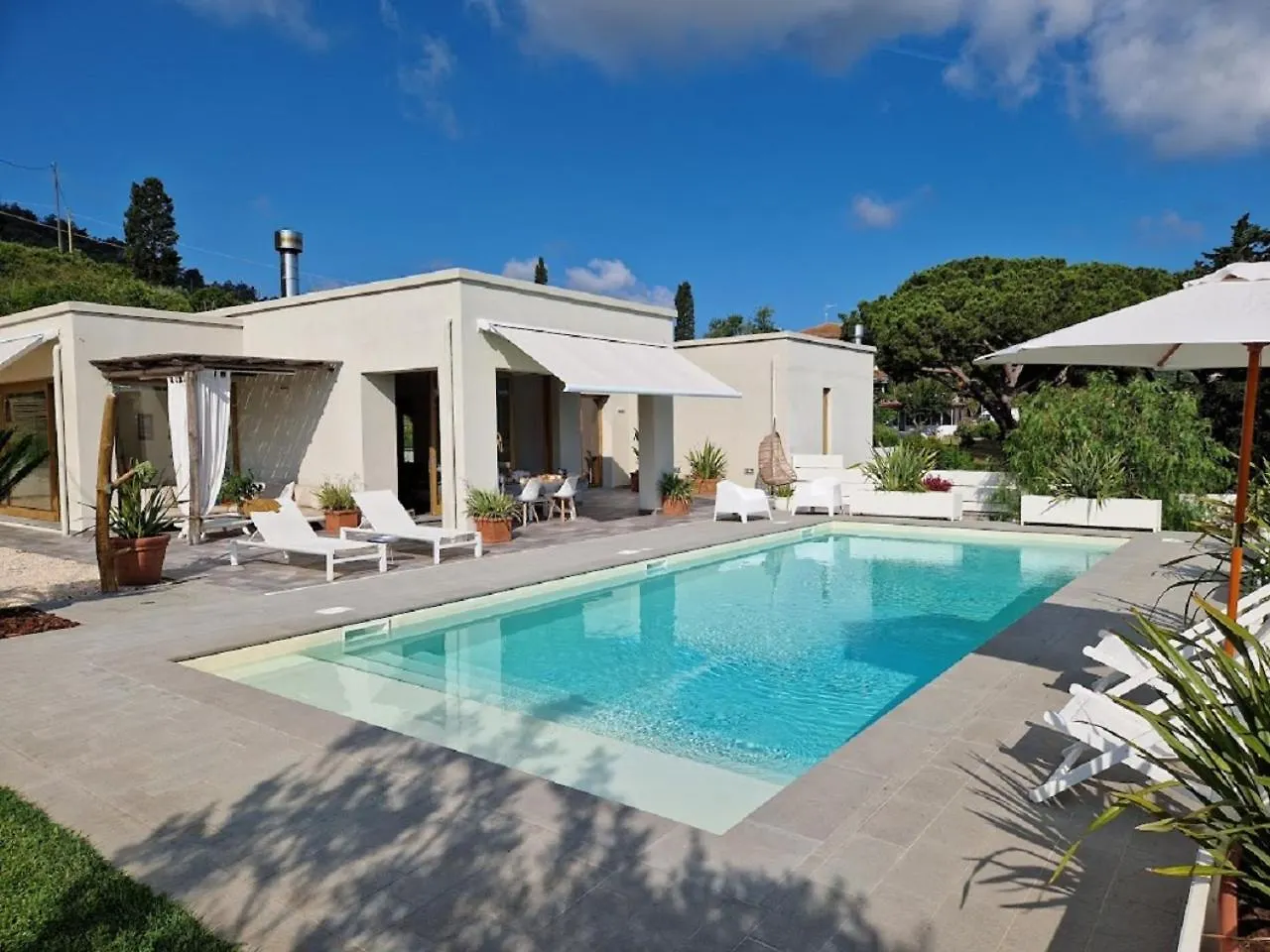 La Suite Con Piscina Privata ポルトフェッラーイオ